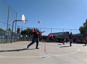Pics from Staff v. Students Volleyball Game 