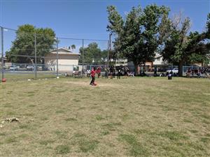 Student kicks the ball. Student kicks the ball.