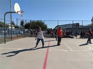 Staff v Students Volleyball Game 