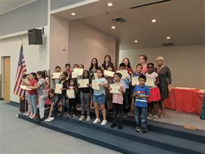 Honor's Students with Certificates 