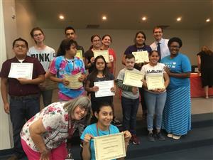 Honor's Students with Certificates 